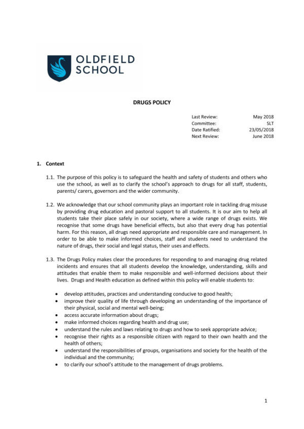 thumbnail of Drugs Policy 2018 SLT