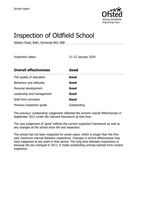 thumbnail of Ofsted Report Feb 2020