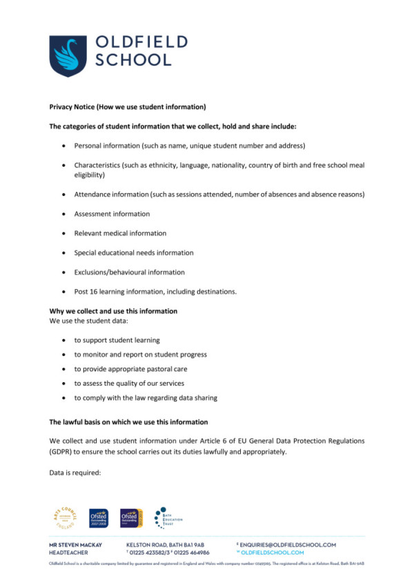 thumbnail of Privacy Notice