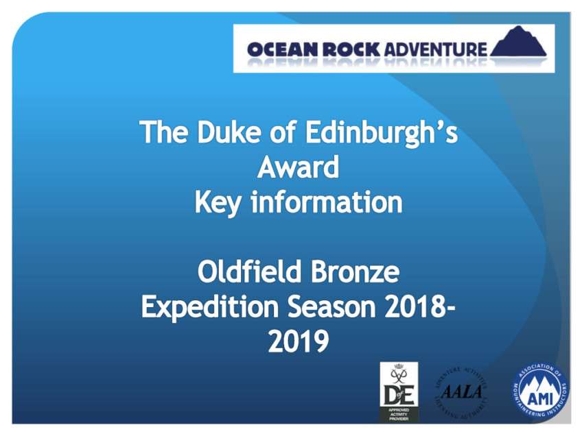 thumbnail of DofE Key Parents Oldfield Bronze18-19