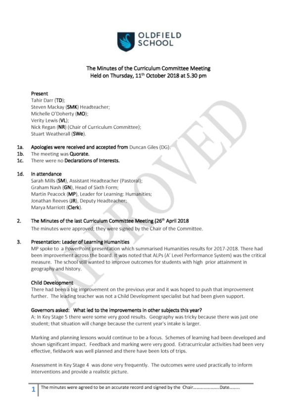 thumbnail of 2. Curriculum Committee Minutes – 11OCT2018 – APPROVED