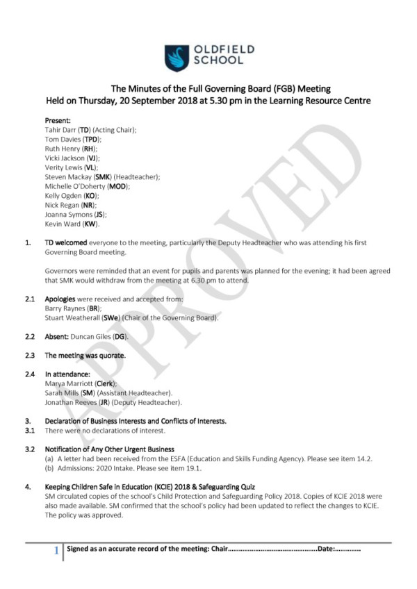 thumbnail of 2. FGB Minutes – 20SEPT2018 – APPROVED