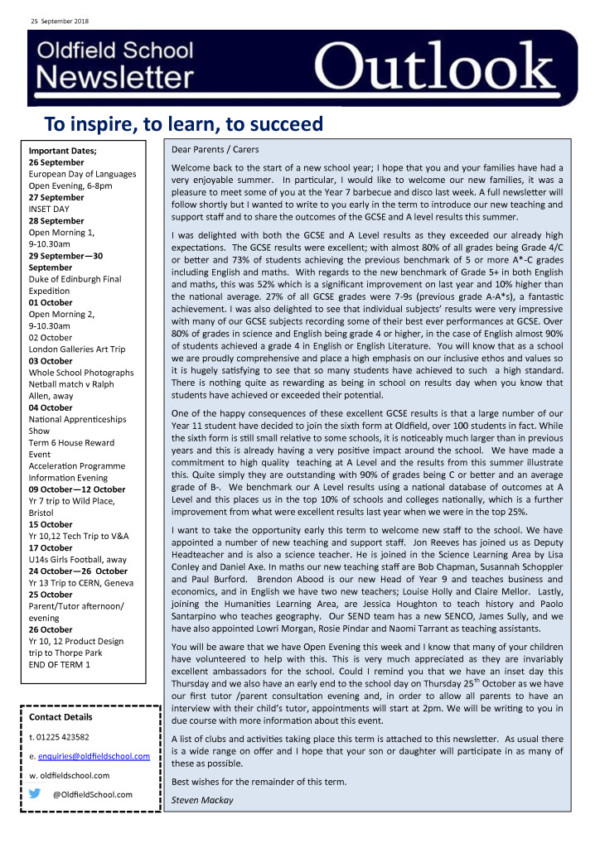 thumbnail of Outlook newsletter 25.09.18