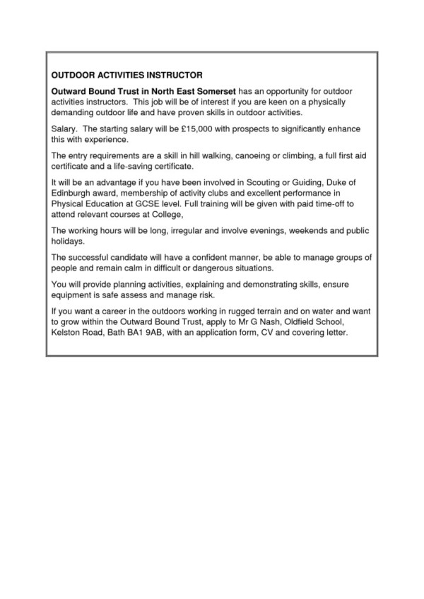 thumbnail of Job Adv Outdoor Activities Instructor