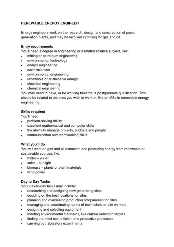 thumbnail of Renewable Energy Engineer