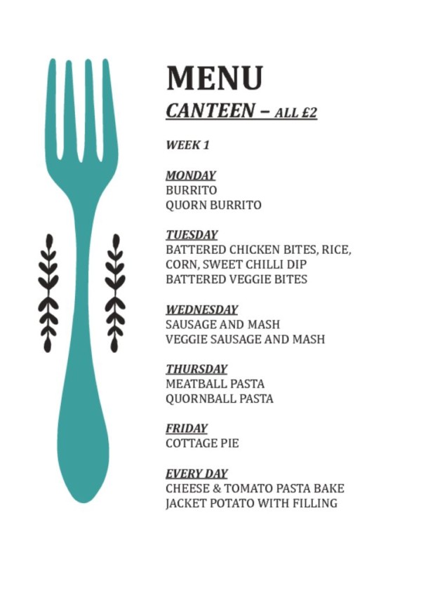 thumbnail of Menu Flyer