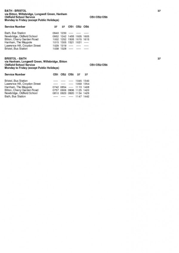 thumbnail of Bus timetable 37 (Bath) 6 Sep 20