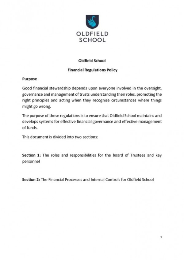 thumbnail of Academy Financial Regulations Policy 2020 FA