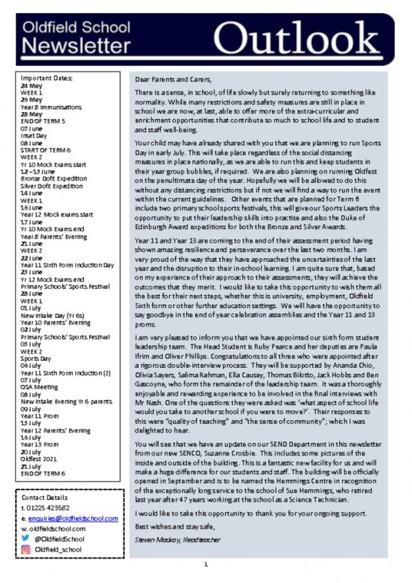 thumbnail of Outlook newsletter 21.05.21