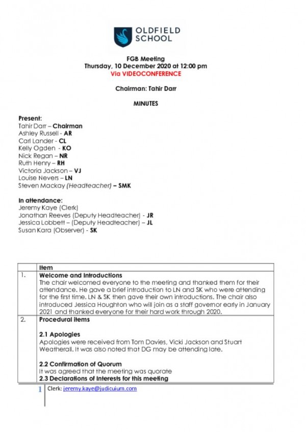 thumbnail of MINUTES – OLDFIELD – FGB 101220