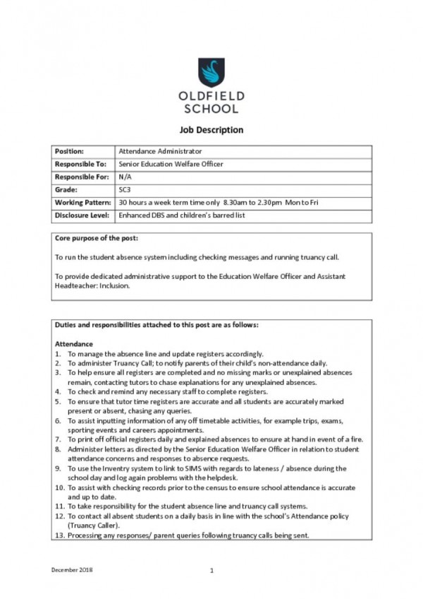 thumbnail of Attendance Administrator 2022