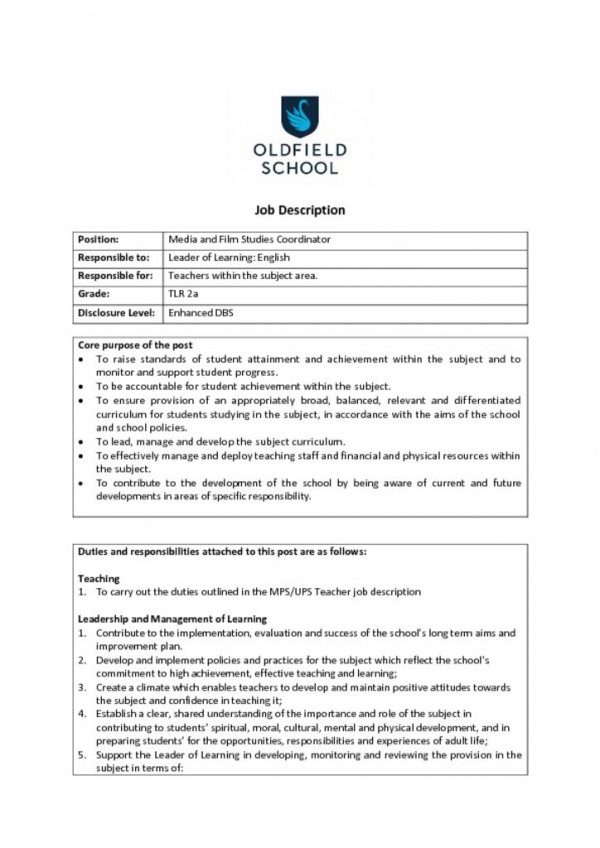 thumbnail of Media and Film Coordinator