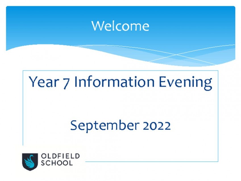 thumbnail of Powerpoint for year 7 information evening 2022