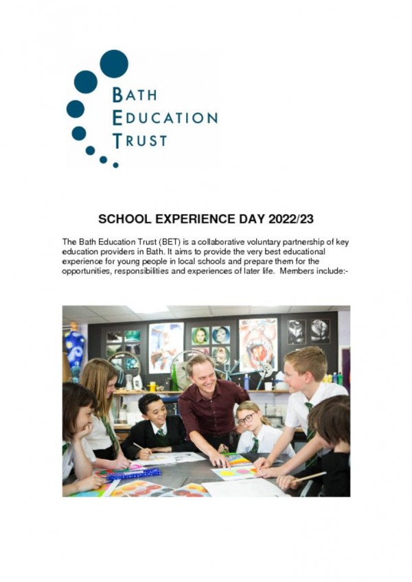 thumbnail of BET School Experience Flyer – 2022 2023