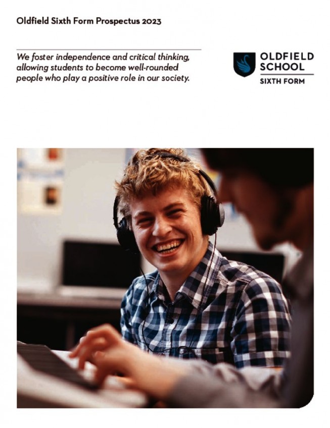 thumbnail of Sixth Form Prospectus 2023 -online spreads