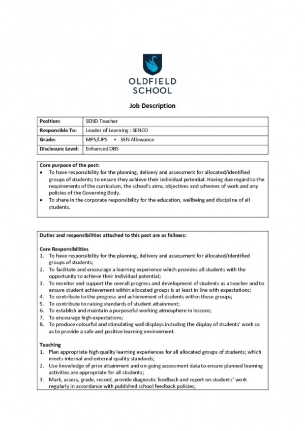 thumbnail of Teacher – SEND MPS UPS