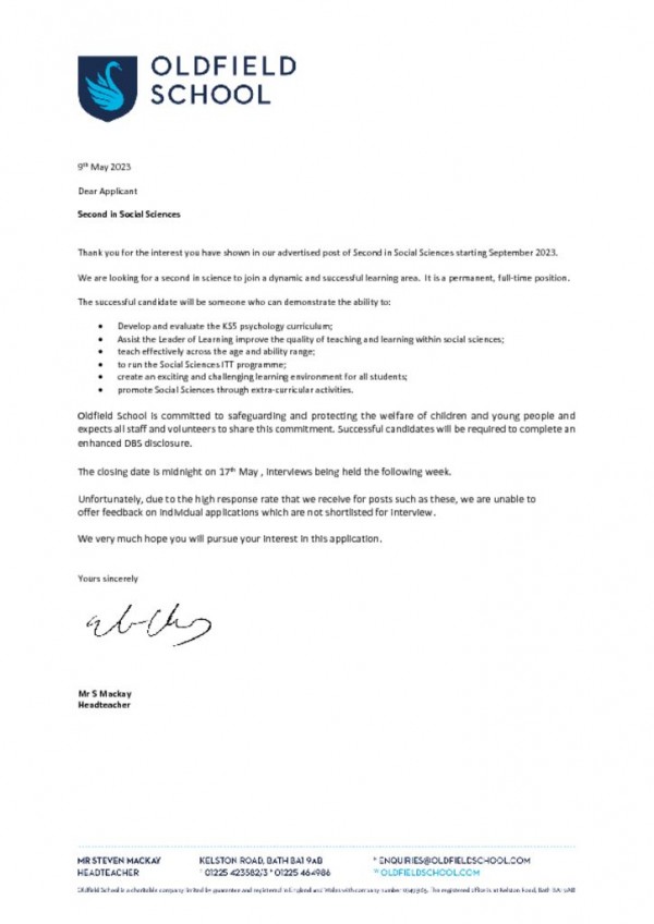 thumbnail of Letter to Candidates