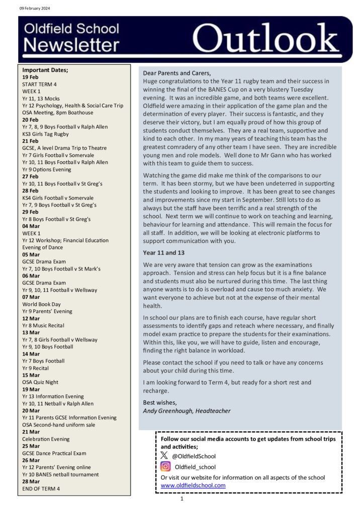 Newsletter 09.02.24