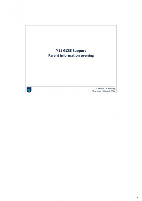 thumbnail of 2024-03-20 Y11 GCSE Information Evening (with notes)