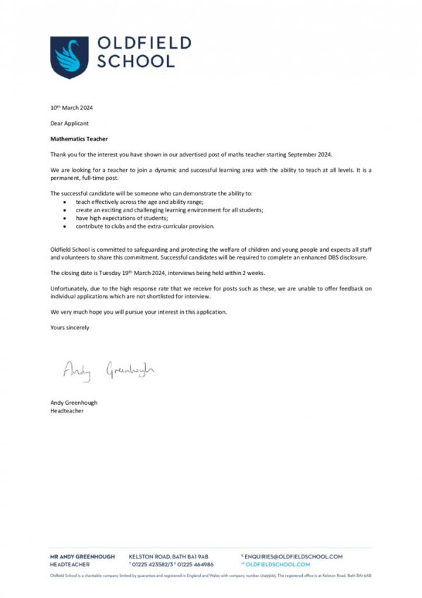 thumbnail of Letter to Candidates March 2024