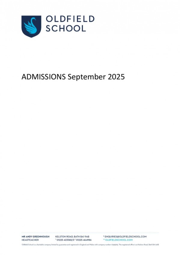 thumbnail of ADMISSIONS September 2025